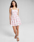 Фото #1 товара Women's Corset Mini Dress, Created for Macy's
