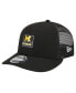 Фото #1 товара Men's Black Michigan Wolverines Labeled 9Fifty Snapback Hat
