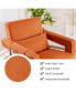 Фото #14 товара Modern Berber Fleece Single Sofa Chair Ottoman & Waist Pillow