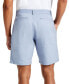 Men's Solid Pleated 8" Performance Shorts