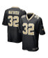 Men's Tyrann Mathieu Black New Orleans Saints Game Jersey