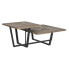 Кофейный столик Home ESPRIT Чёрный Натуральный Металл древесина ели 118 x 78 x 45 cm