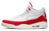 Jordan Air Jordan 3 tinker 减震 低帮 复古篮球鞋 男女同款 白红