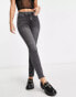 ONLY Tall Emily straight leg jeans in washed grey