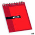 Notepad ENRI Red 80 Sheets 4 mm (10 Units)