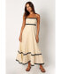 Yana Maxi Women's Dress cream black, Large - фото #6