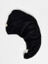 Фото #2 товара Аксессуар для волос Kitsch - Полотенце для волос черного цвета - ЧЕРНЫЙ