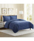 Фото #1 товара Premium Cut Plush Flannel Duvet Cover Set - Full Size 80"x90"