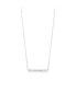 ფოტო #1 პროდუქტის 5A Cubic Zirconia Sparkling Gemstones Bar Necklace
