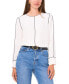 ფოტო #1 პროდუქტის Women's Piped Long-Sleeve Top