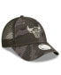 ფოტო #4 პროდუქტის Women's Charcoal Chicago Bulls Camo Glam 9FORTY Trucker Snapback Hat