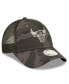 Women's Charcoal Chicago Bulls Camo Glam 9FORTY Trucker Snapback Hat