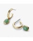 ფოტო #5 პროდუქტის Gemstone Hoop Earrings - Dobby