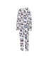 Фото #3 товара Women's Cream New York Giants Docket Hoodie Full-Zip Union Suit
