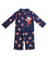 Фото #1 товара Toddler Boys Rudolph Reindeer 2-Piece Pajama Set