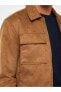 Фото #6 товара Утепленная куртка LC WAIKIKI Slim Fit из замши для мужчин