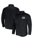 ფოტო #3 პროდუქტის Men's NFL x Darius Rucker Collection by Black Los Angeles Rams Convertible Twill Long Sleeve Button-Up Shirt