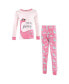 ფოტო #2 პროდუქტის Baby Girls Cotton Pajama Set Dino