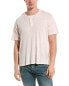 Фото #1 товара Velvet By Graham & Spencer Lionel Linen-Blend Henley Men's Pink S