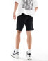 Фото #2 товара BOSS Green Headlo logo shorts in black