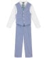 Фото #3 товара Toddler Boys Pin Cord Machine Washable Vest Set