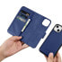 Фото #14 товара Чехол для смартфона ICARER iPhone 14 Plus Кожаный Синий Anti-RFID - 8 слов.