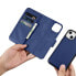 Фото #14 товара Чехол для смартфона ICARER 2w1 etui skórzany pokrowiec z klapką iPhone 14 Plus Anti-RFID Wallet Case неbiesкий