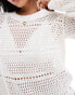 Threadbare knitted top in cream