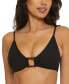 ფოტო #1 პროდუქტის Women's Modern Edge Convertible Ribbed Bikini Top