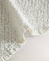 Textured waffle-knit bath towel