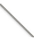 Stainless Steel Polished 1.2mm Box Chain Necklace