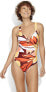 Фото #1 товара Seafolly Women's 169915 Deep V Plunge One Piece Swimsuit Size 8