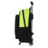 Школьный рюкзак с колесиками Real Betis Balompié Чёрный лимонный 28 x 34 x 10 cm