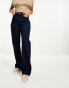 Фото #10 товара River Island straight leg jeans in dark wash blue