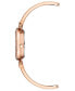 Фото #2 товара Часы Anne Klein Rose Gold Enamel Bangle Watch