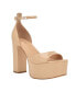 Фото #1 товара Women's Selima Open Toe Two Piece Platform Heels