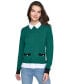 Фото #1 товара Women's Layered-Look Sweater, Regular & Petites