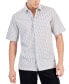 Men's Regular-Fit Geo-Print Button-Down Shirt, Created for Macy's