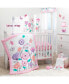 Фото #3 товара Magic Garden Pink/Lavender/Coral Butterfly Floral Wall Decals