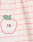 Baby Striped Apple Dress NB