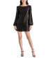 Women's Delorean Sparkling Puff-Sleeve Mini Dress