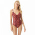 Фото #1 товара MICHAEL Michael Kors 249882 Women's Snake Print One-Piece Swimsuit Size 4