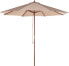 Beliani Parasol ogrodowy 270 cm beżowy TOSCANA (58100)