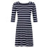 navy / white stripe