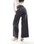 & Other Stories wool blend tailored trousers in grey melange