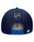 Фото #2 товара Men's Navy, Blue Winnipeg Jets Authentic Pro Rink Two-Tone Snapback Hat