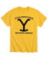 Фото #1 товара Men's Yellowstone Dutton Ranch T-shirt
