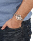 ფოტო #12 პროდუქტის Men's Barbes Domus Two-Tone Stainless Steel Mesh Bracelet Watch 40mm
