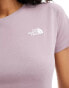 The North Face Simple Dome logo t-shirt in light purple