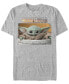 Фото #1 товара Men's Star Wars The Mandalorian The Child Big Eyes Portrait Logo Short Sleeve T-shirt